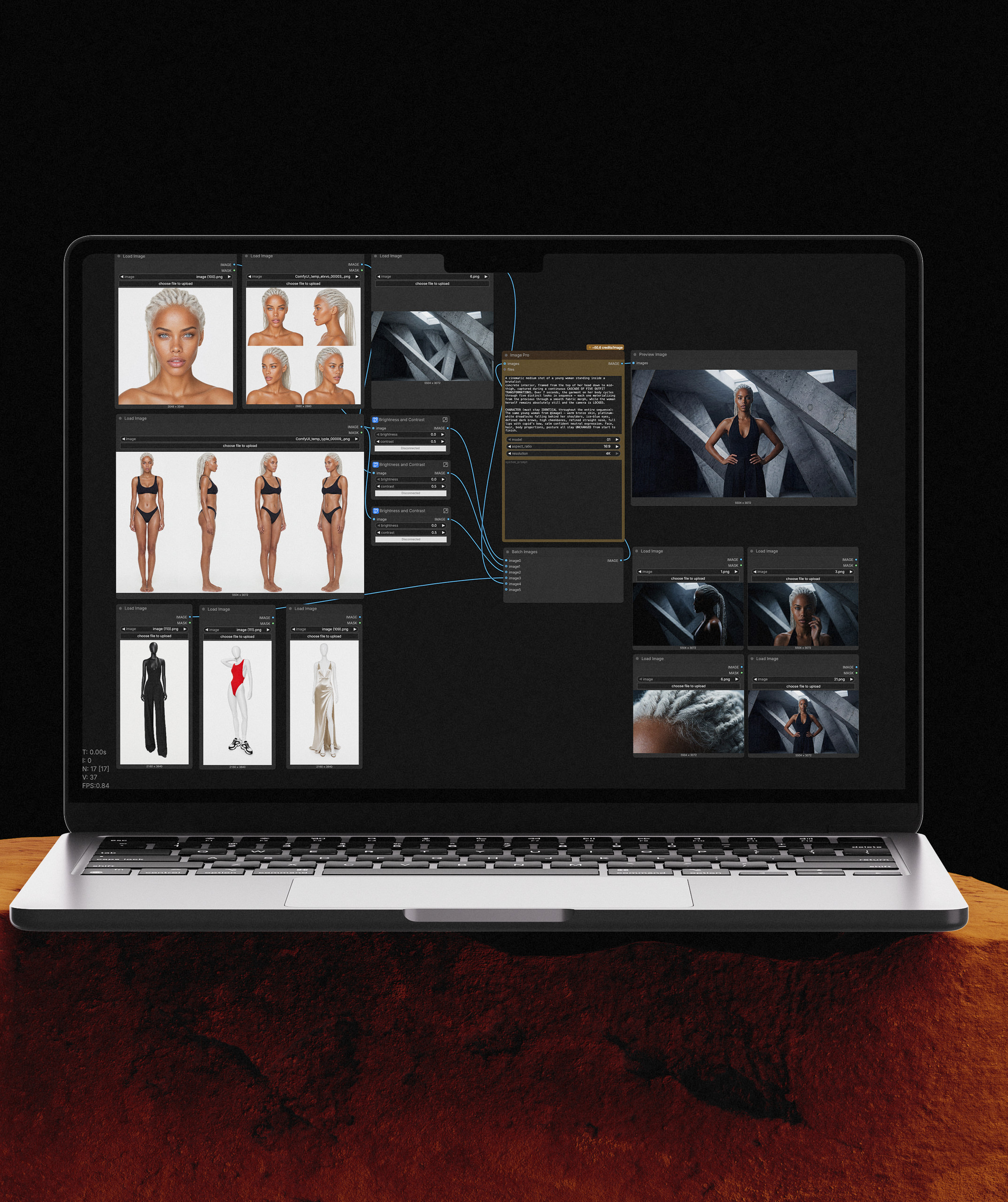 AI avatar production workflow — custom character build